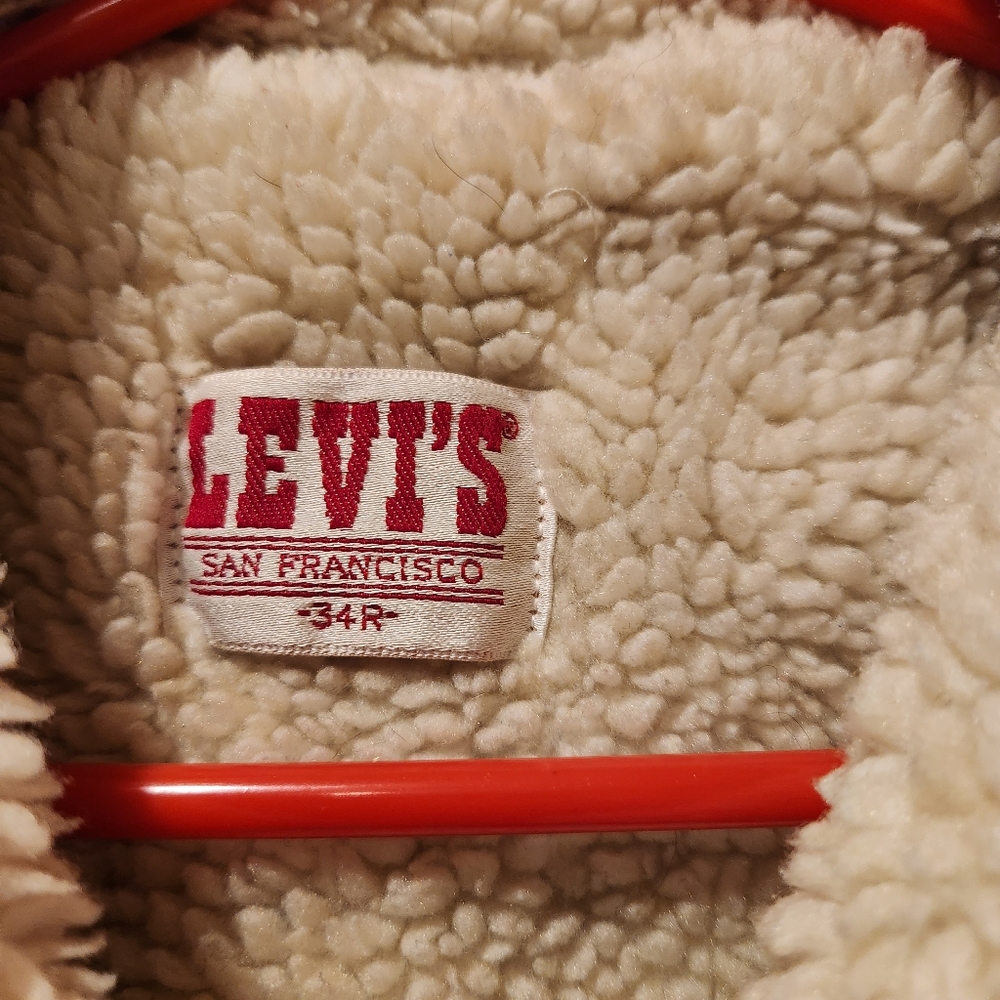 Levis lined demin jacket